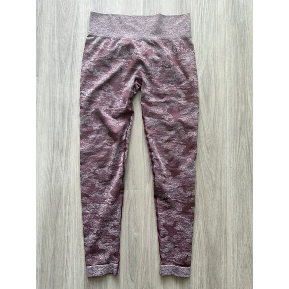 Gymshark Seamless Butt Scrunch Camo Leggings size Large - Picture 1 of 3